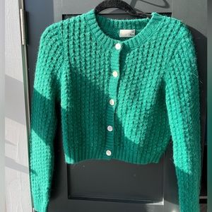 Aritzia Wilfred free mohair cardigan